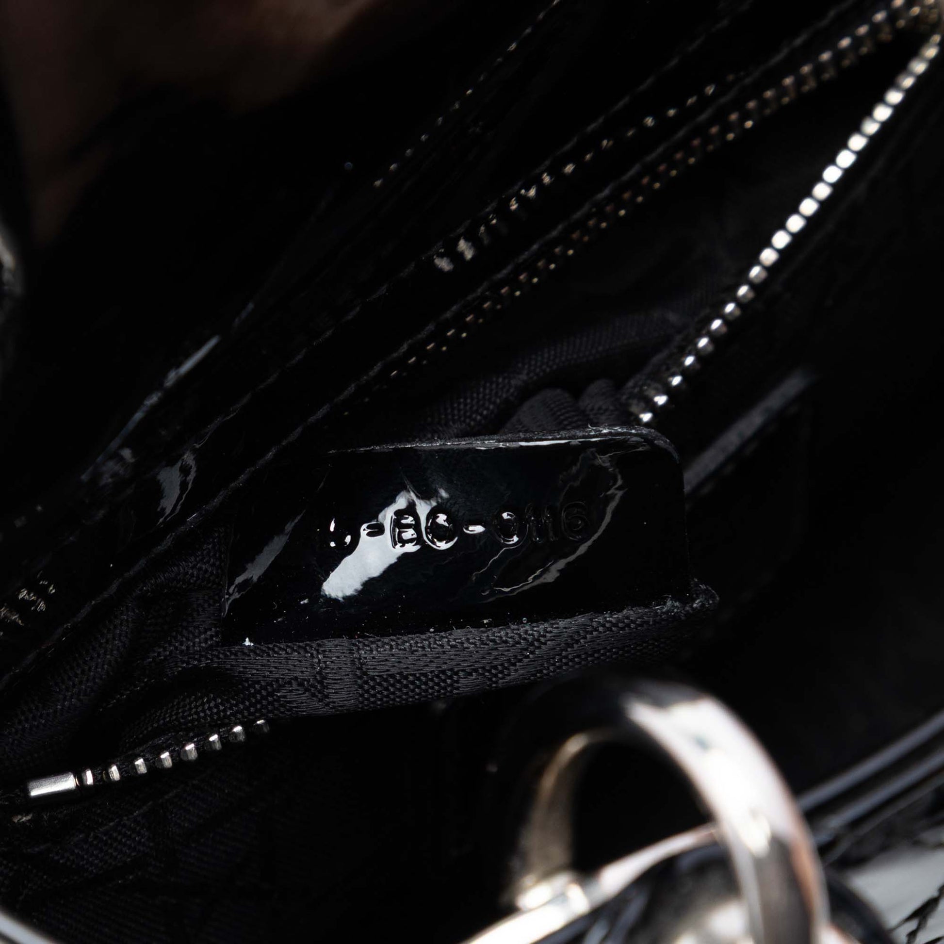 Dior Mini Patent Cannage Lady Dior