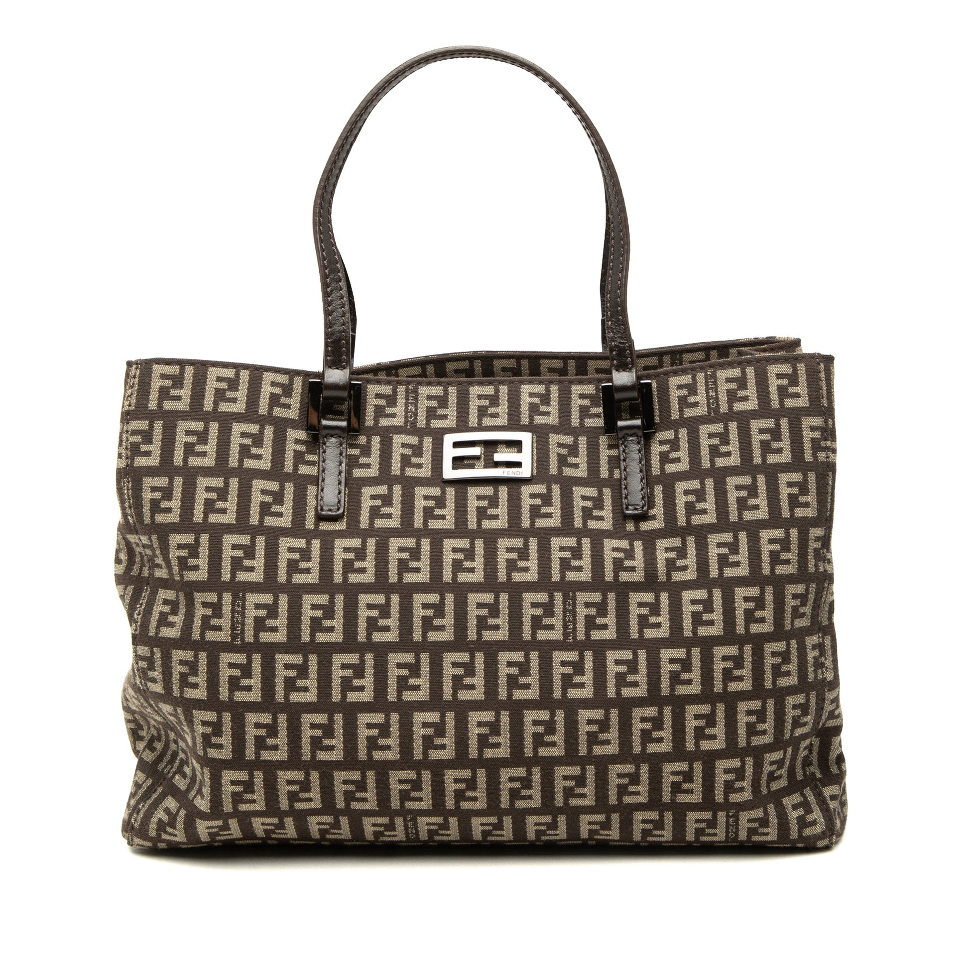 Fendi Small Zucchino Canvas Tote