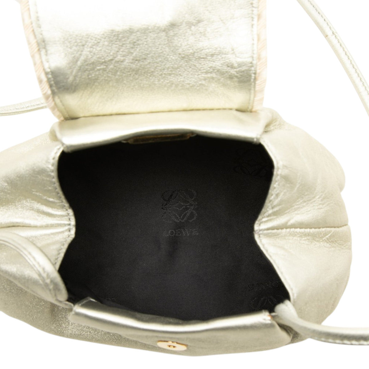 LOEWE Mini Metallic Nappa Tassel Crossbody