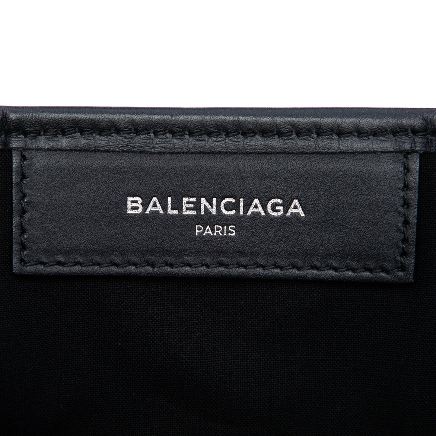 Balenciaga Canvas Navy Cabas XS