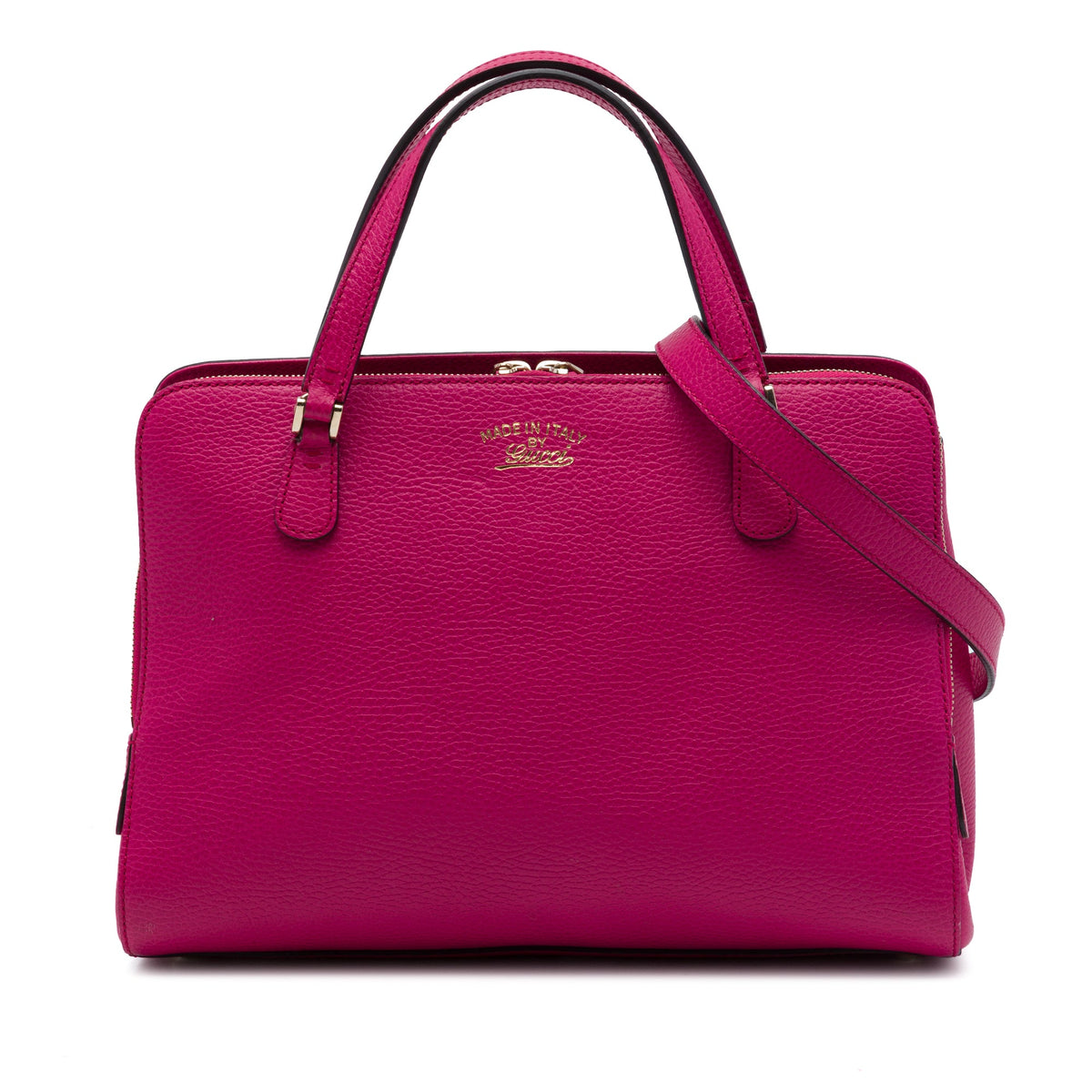 Gucci Calfskin Swing Top Handle Satchel