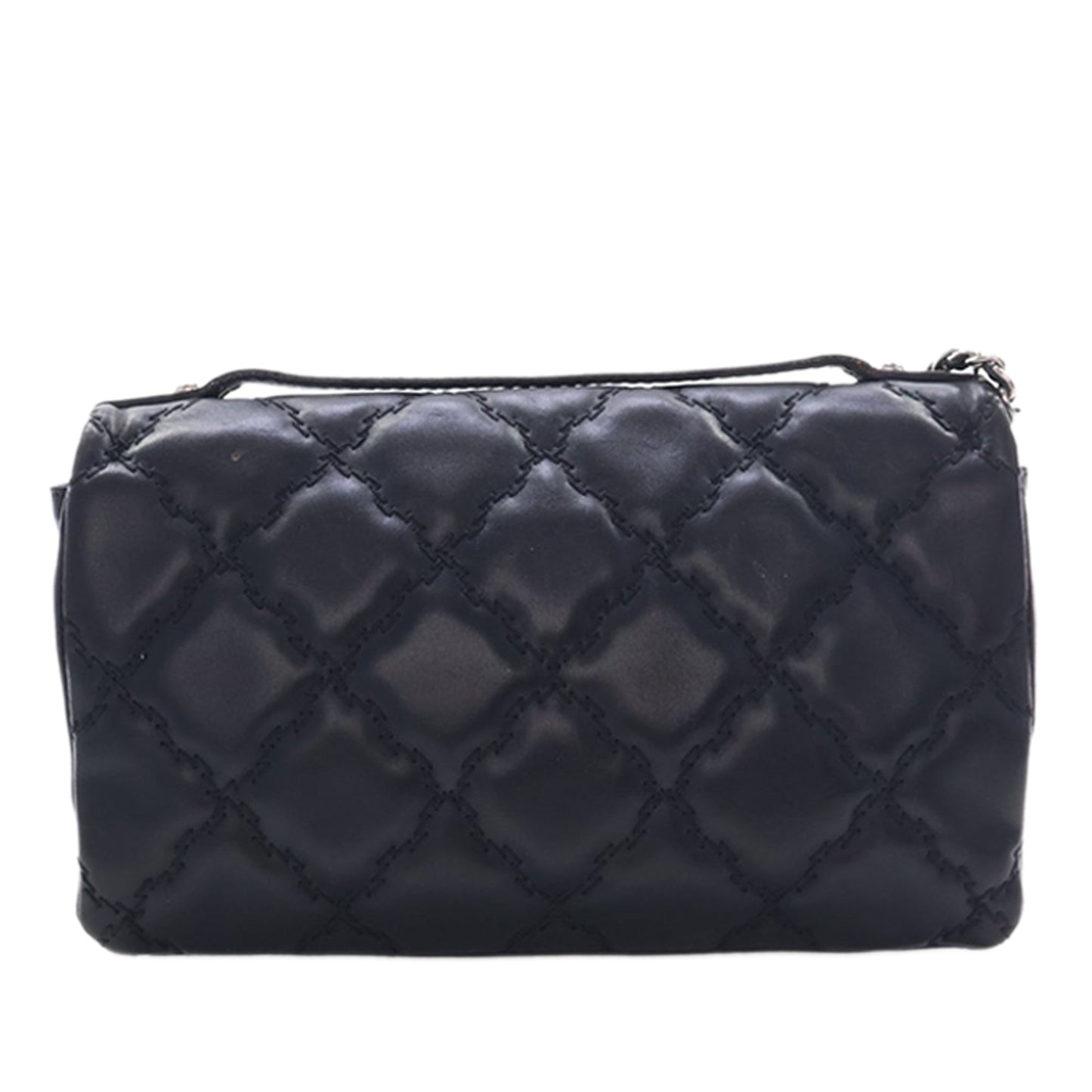 Chanel Mini Lambskin Double Stitch Hamptons Flap