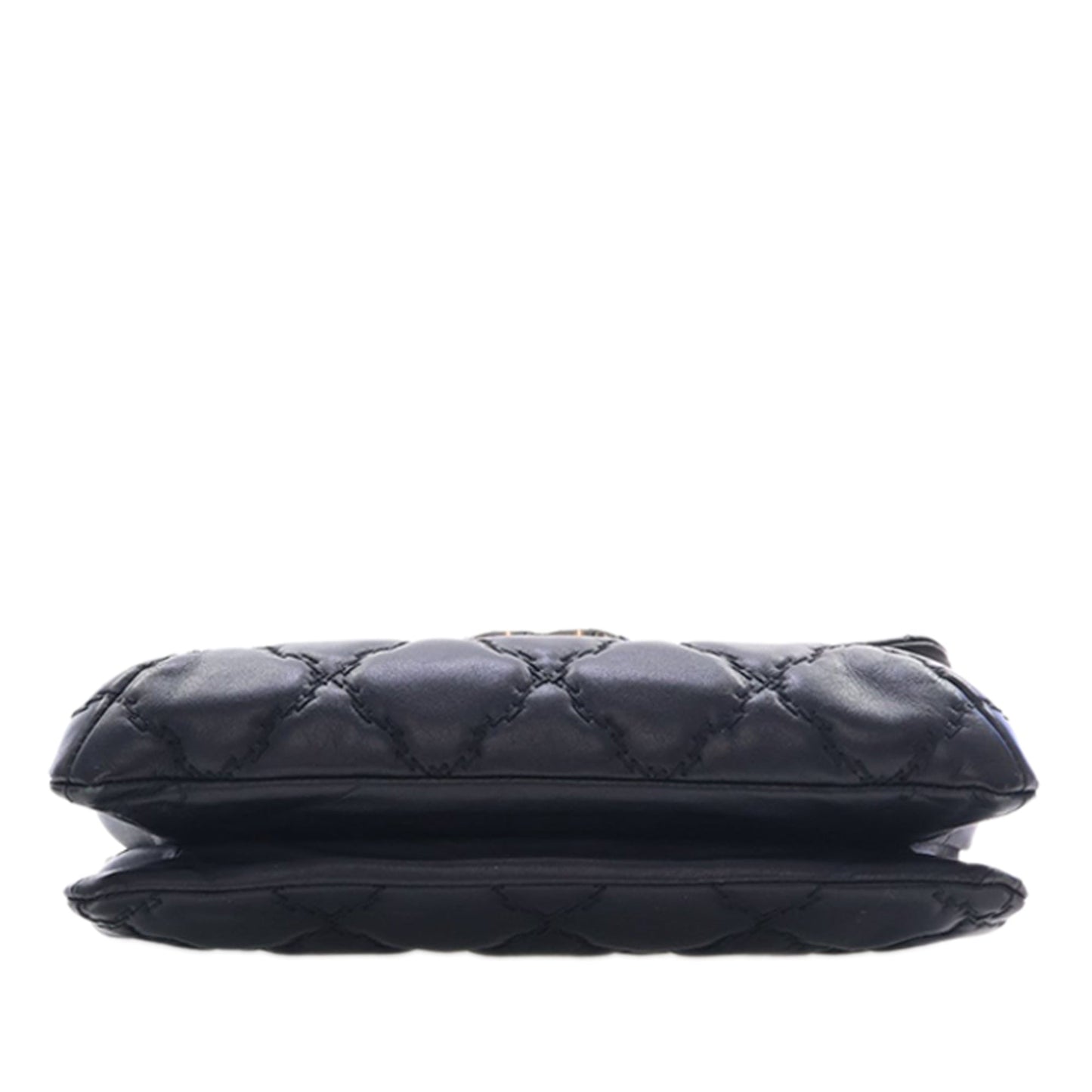 Chanel Mini Lambskin Double Stitch Hamptons Flap