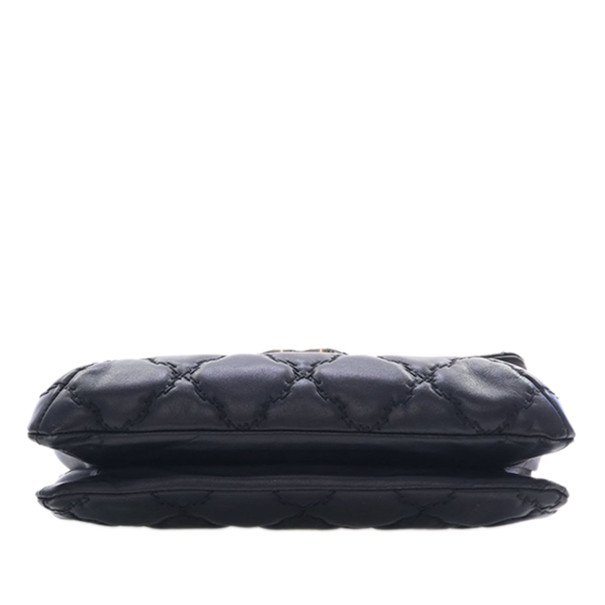 Chanel Mini Lambskin Double Stitch Hamptons Flap