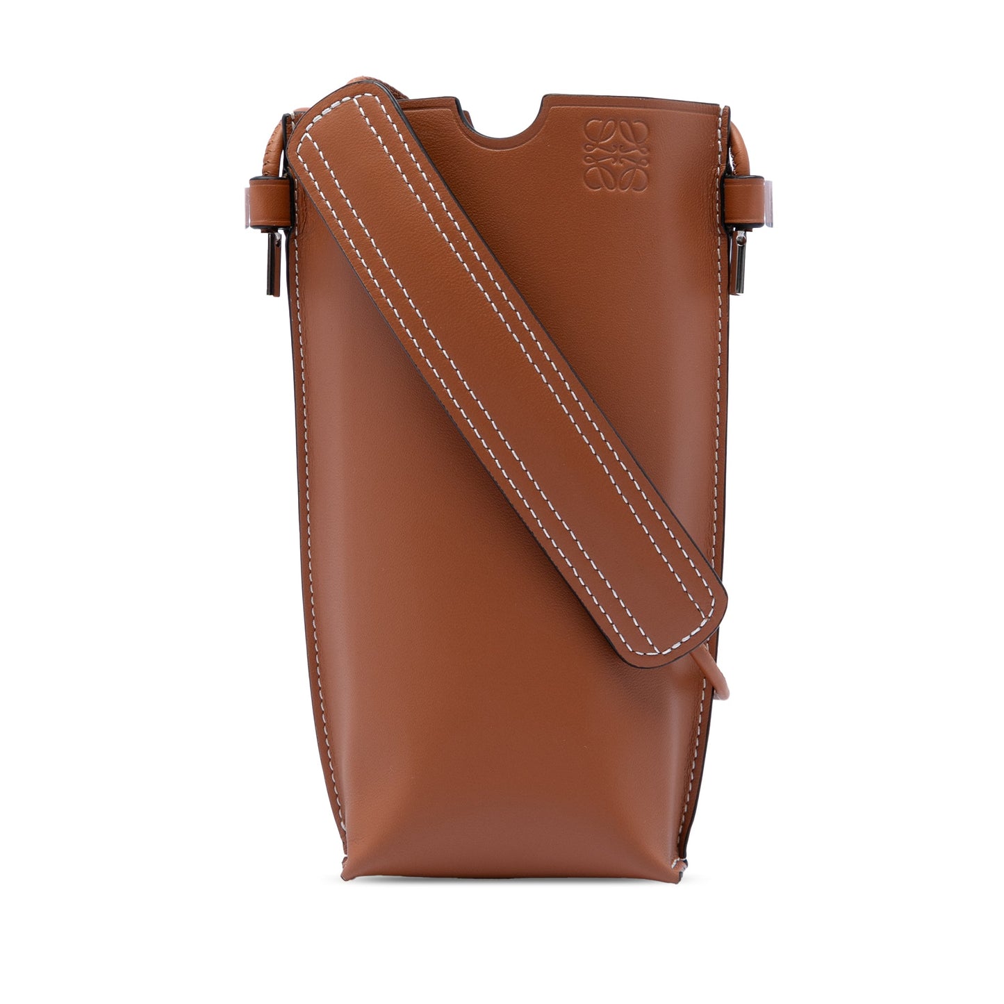 LOEWE Smooth Calfskin Anagram Phone Pouch