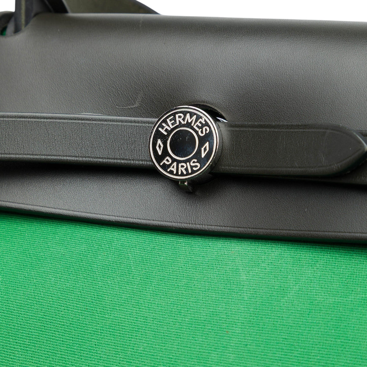 Hermès Toile Herbag Zip 31 — Green