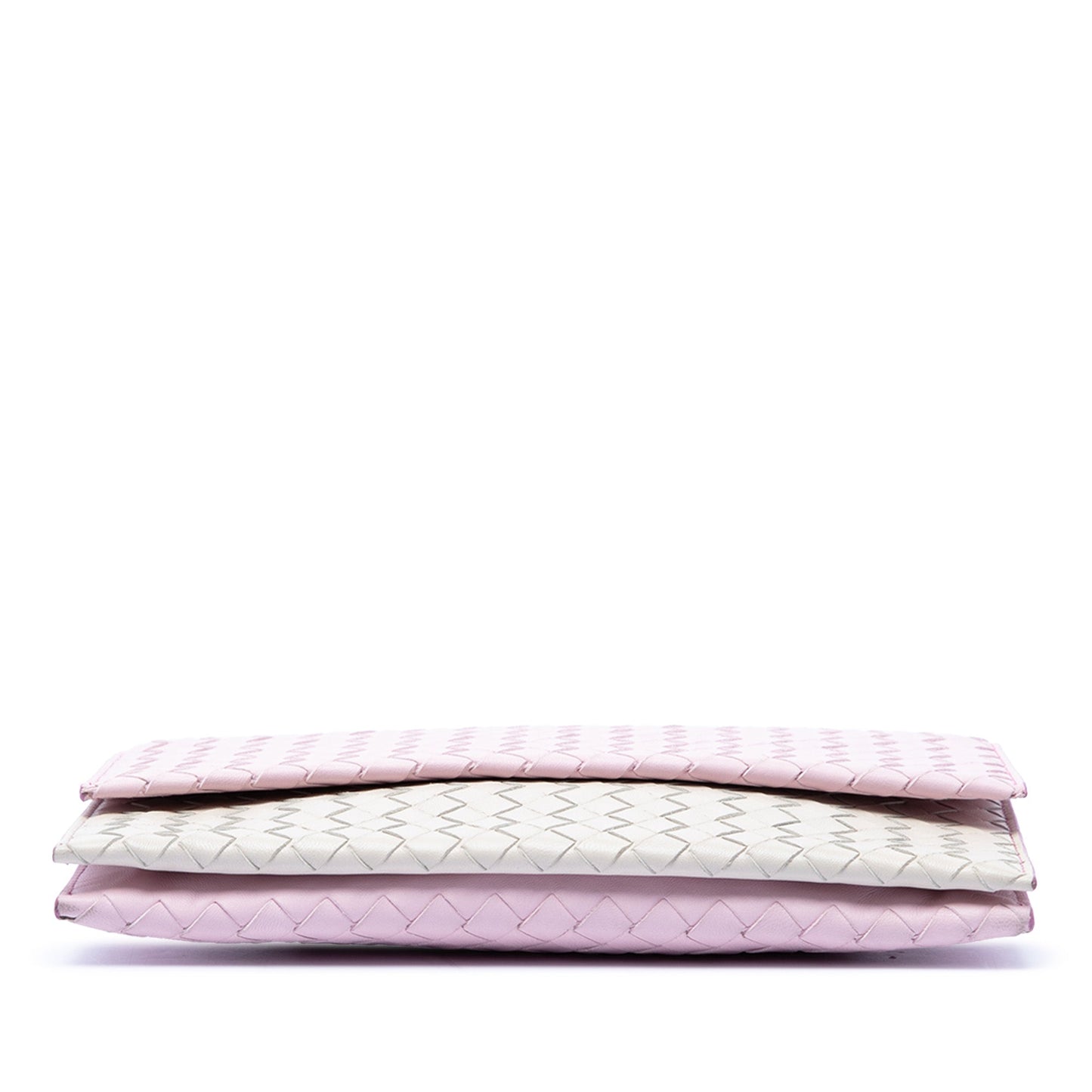 Bottega Veneta Bicolor Nappa Intrecciato Wallet On Chain