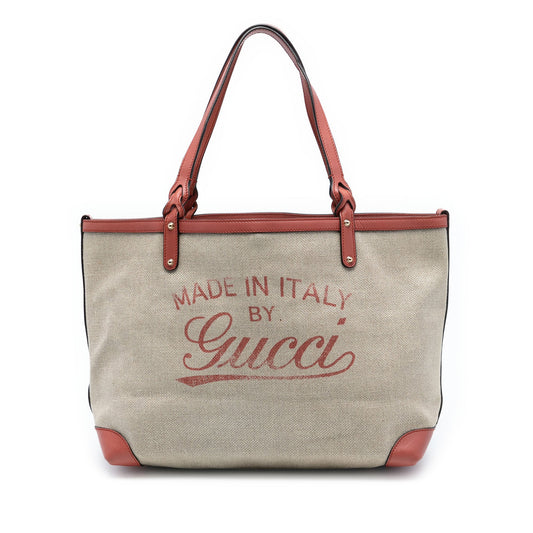 Gucci Medium Canvas Craft Tote
