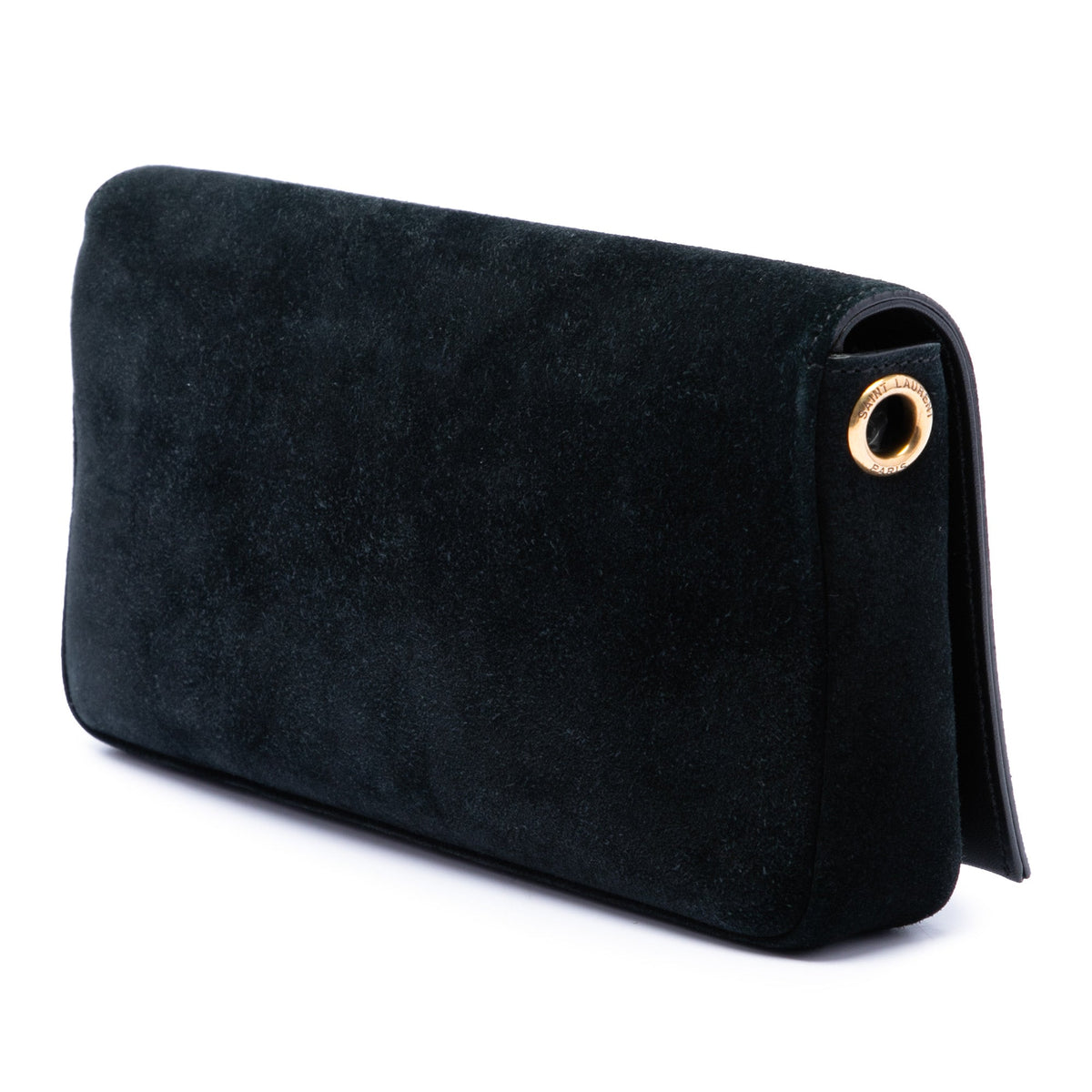 Saint Laurent Suede Monogram Kate 99 Tassel Bag