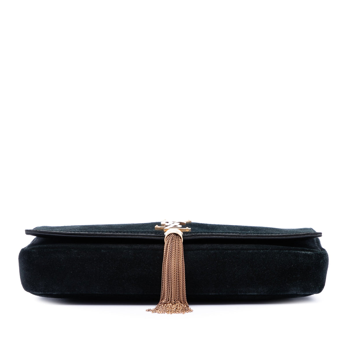 Saint Laurent Suede Monogram Kate 99 Tassel Bag