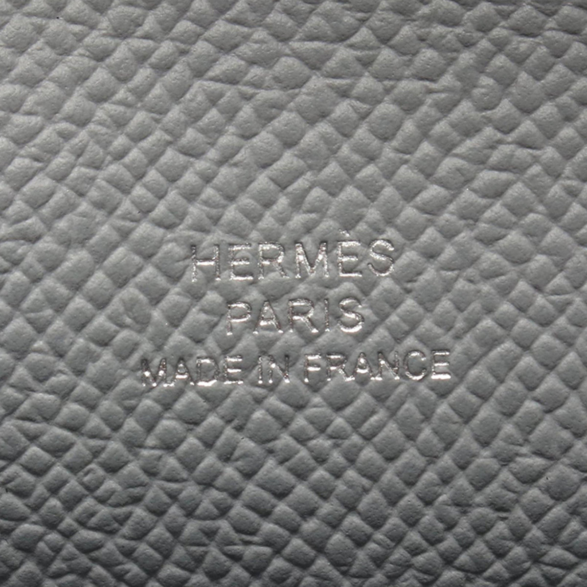 Hermès Epsom Hermesnap Wallet On Strap — Gray