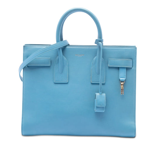 Saint Laurent Small Leather Sac De Jour Satchel