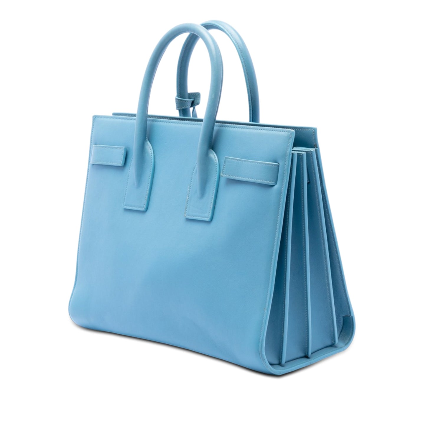Saint Laurent Small Leather Sac De Jour Satchel
