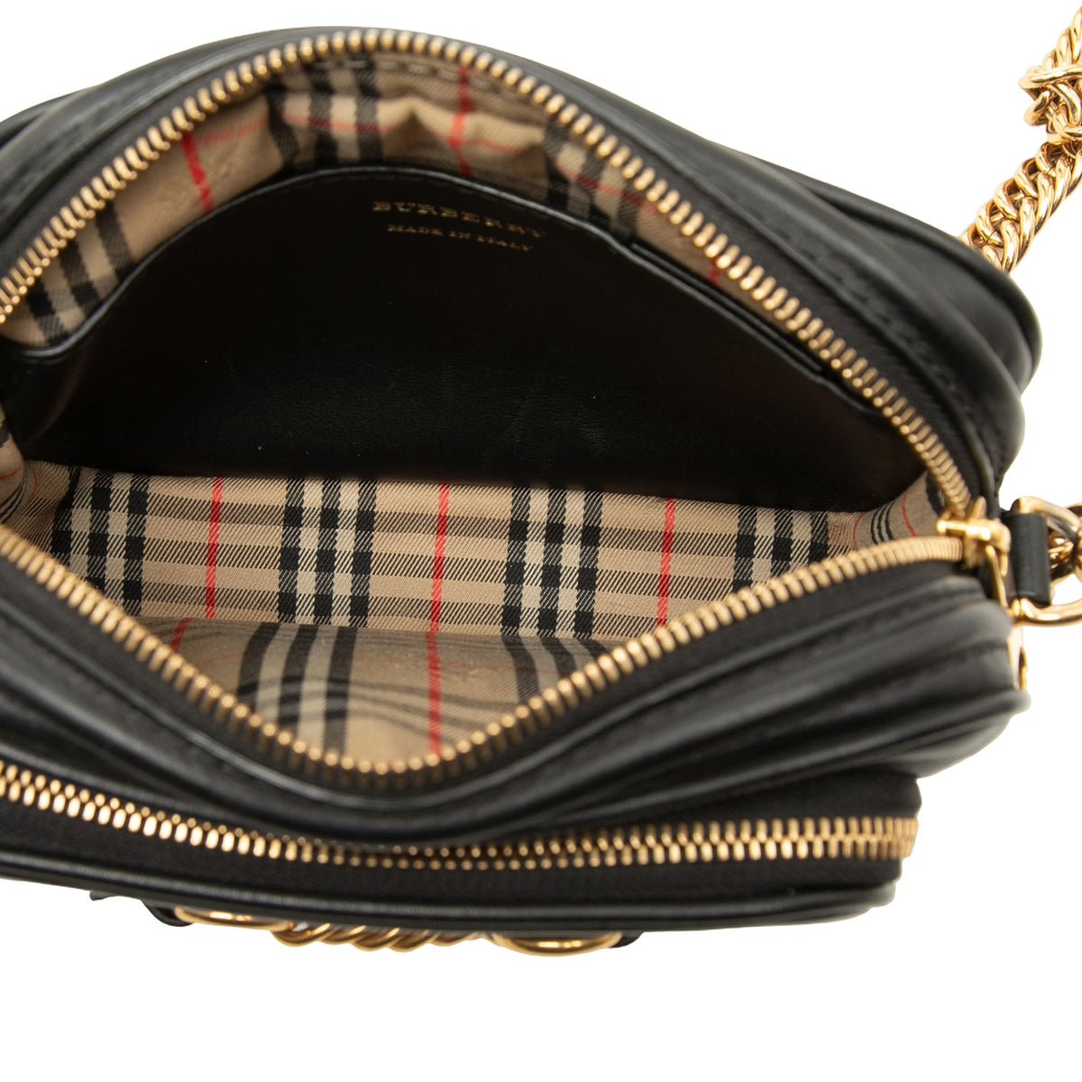 Burberry Calfskin Link Camera Bag