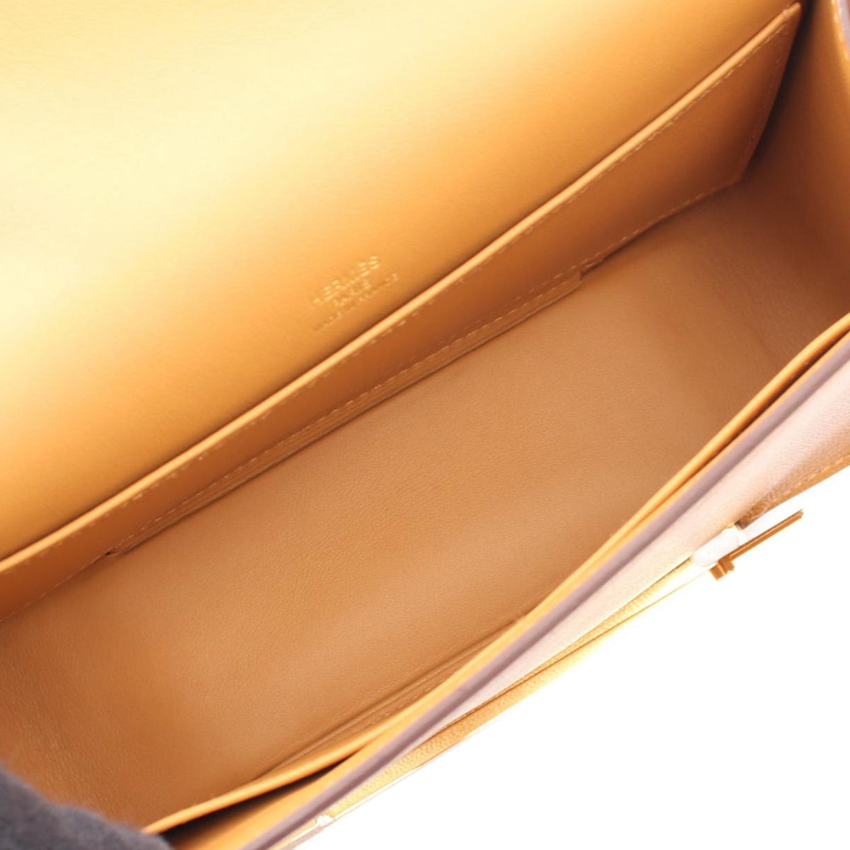 Hermès Chevre Mysore Geta — Brown