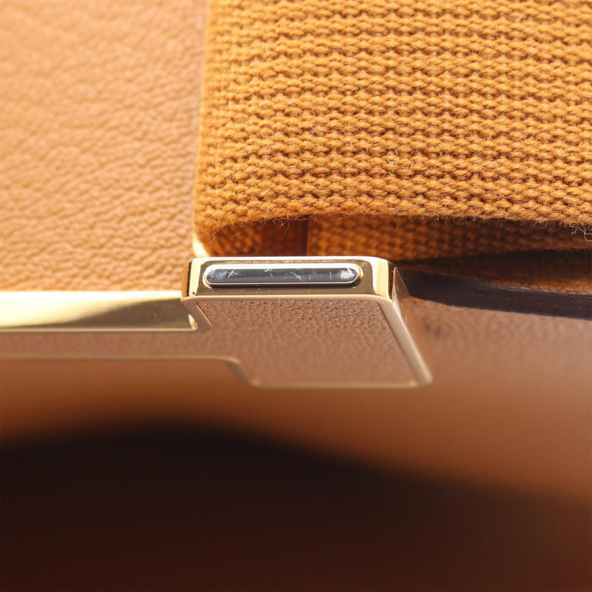 Hermès Chevre Mysore Geta — Brown