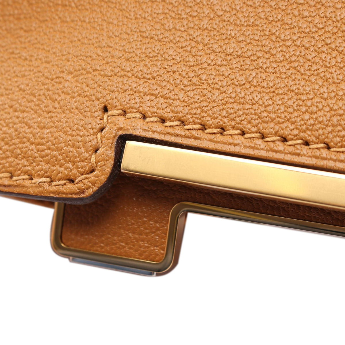 Hermès Chevre Mysore Geta — Brown