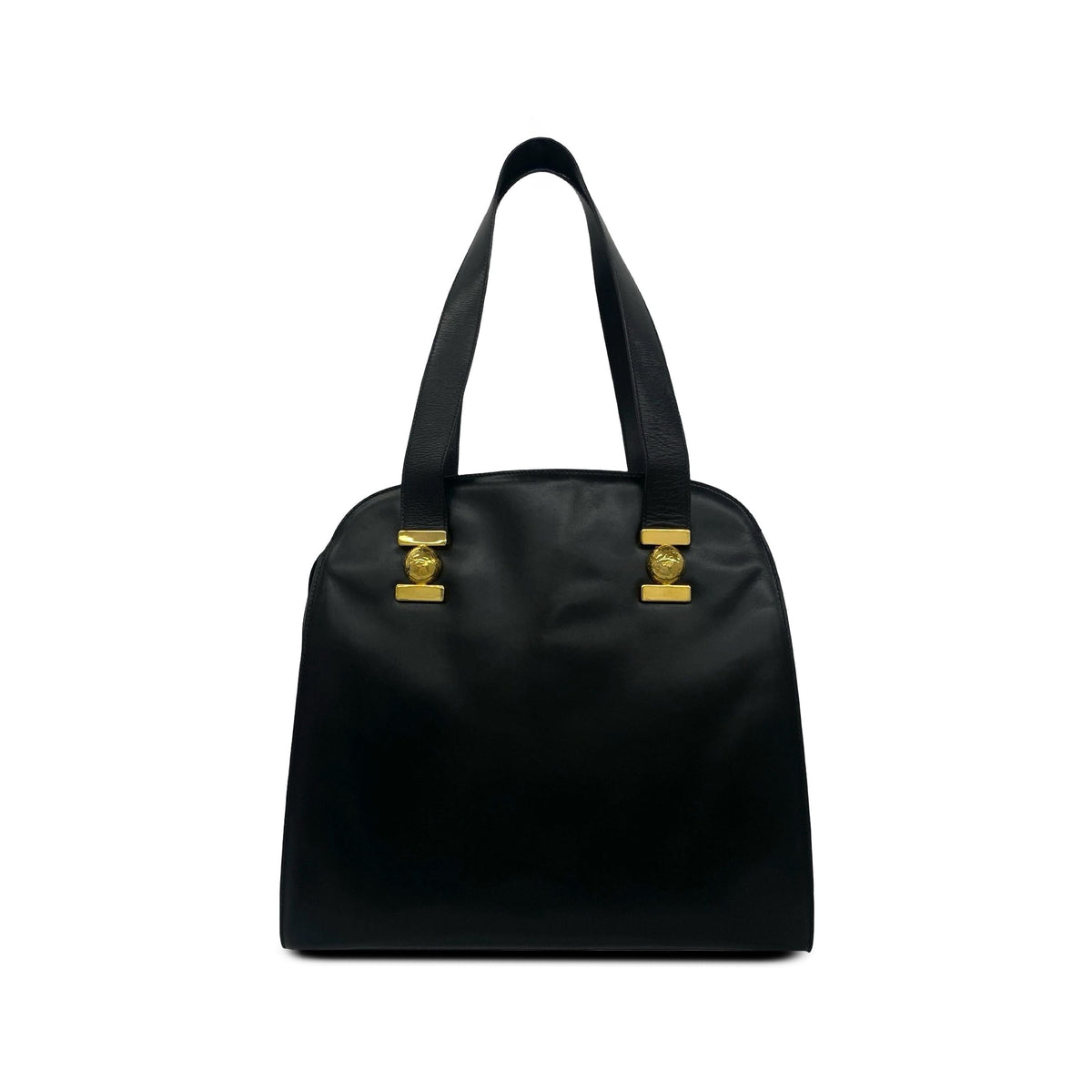 Celine Leather Handbag — Black