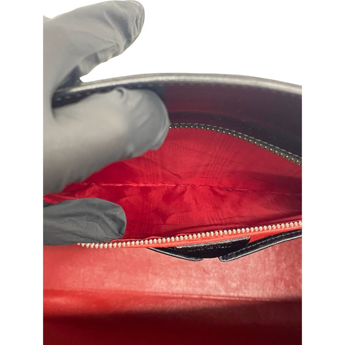 Celine Leather Handbag — Black