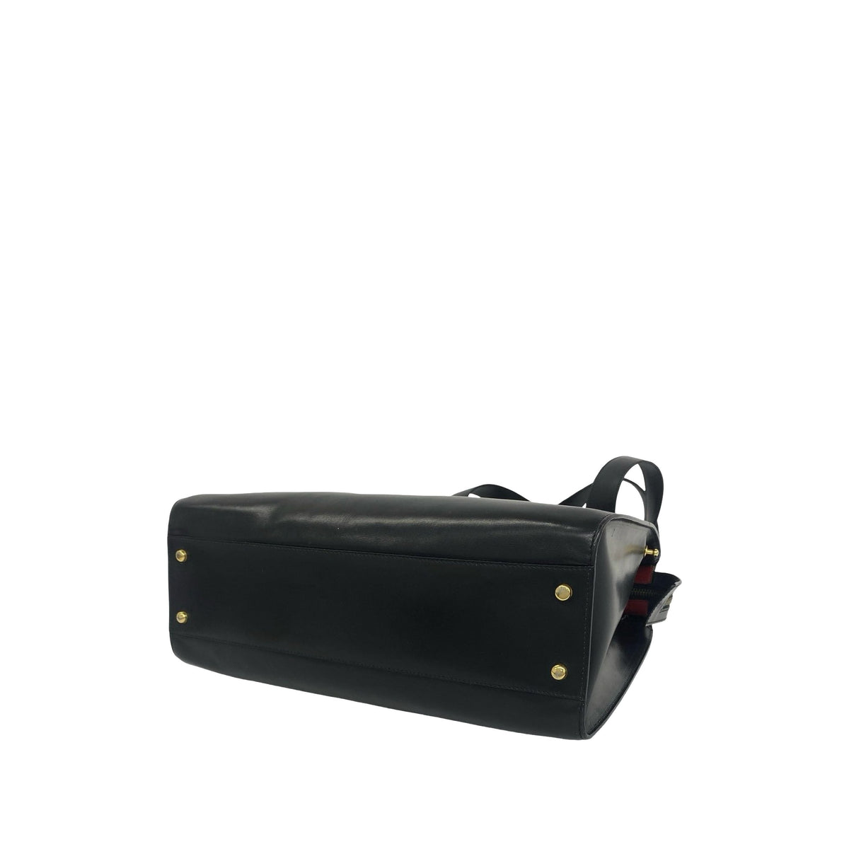 Celine Leather Handbag — Black