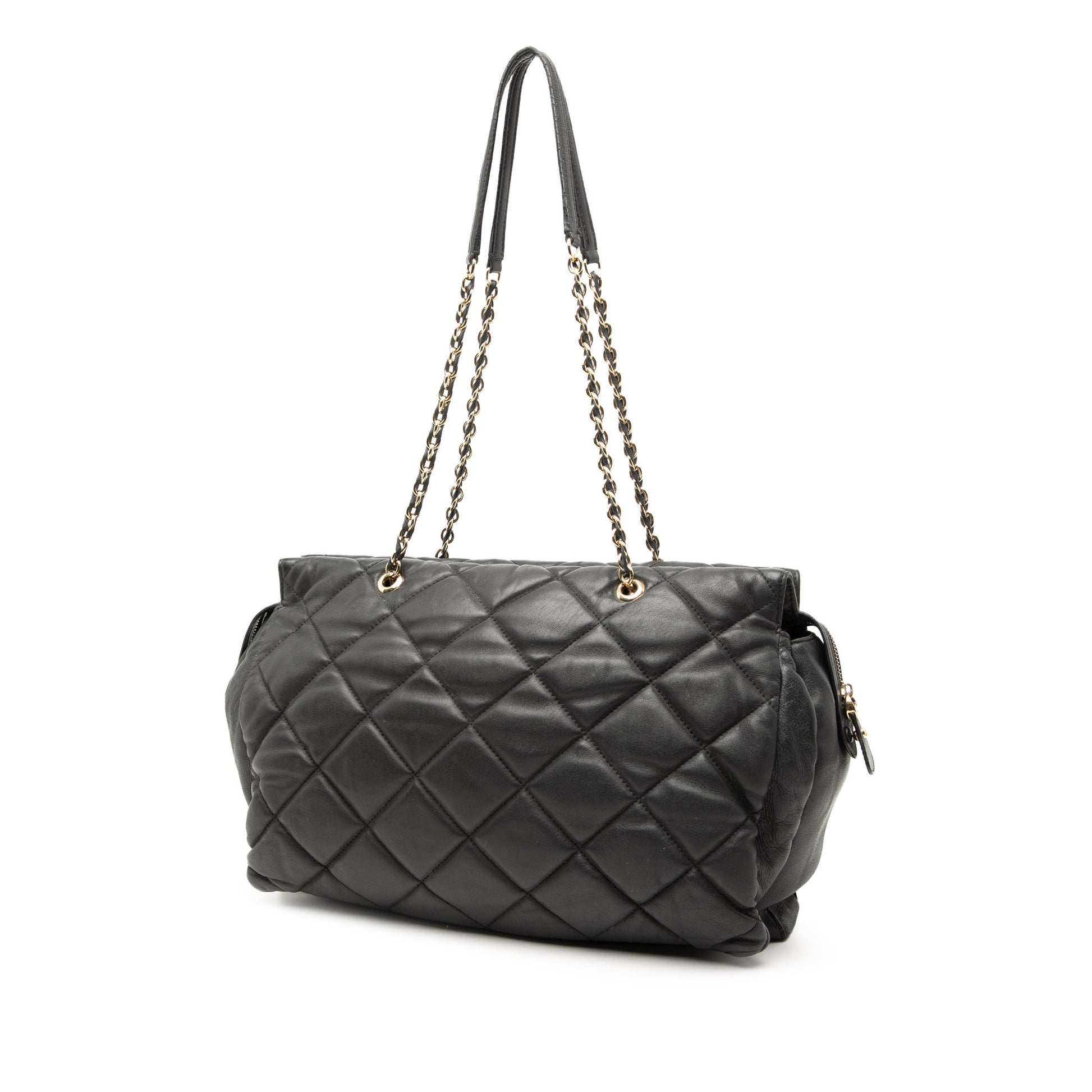 Ferragamo Large Quilted Nappa Vara Tote