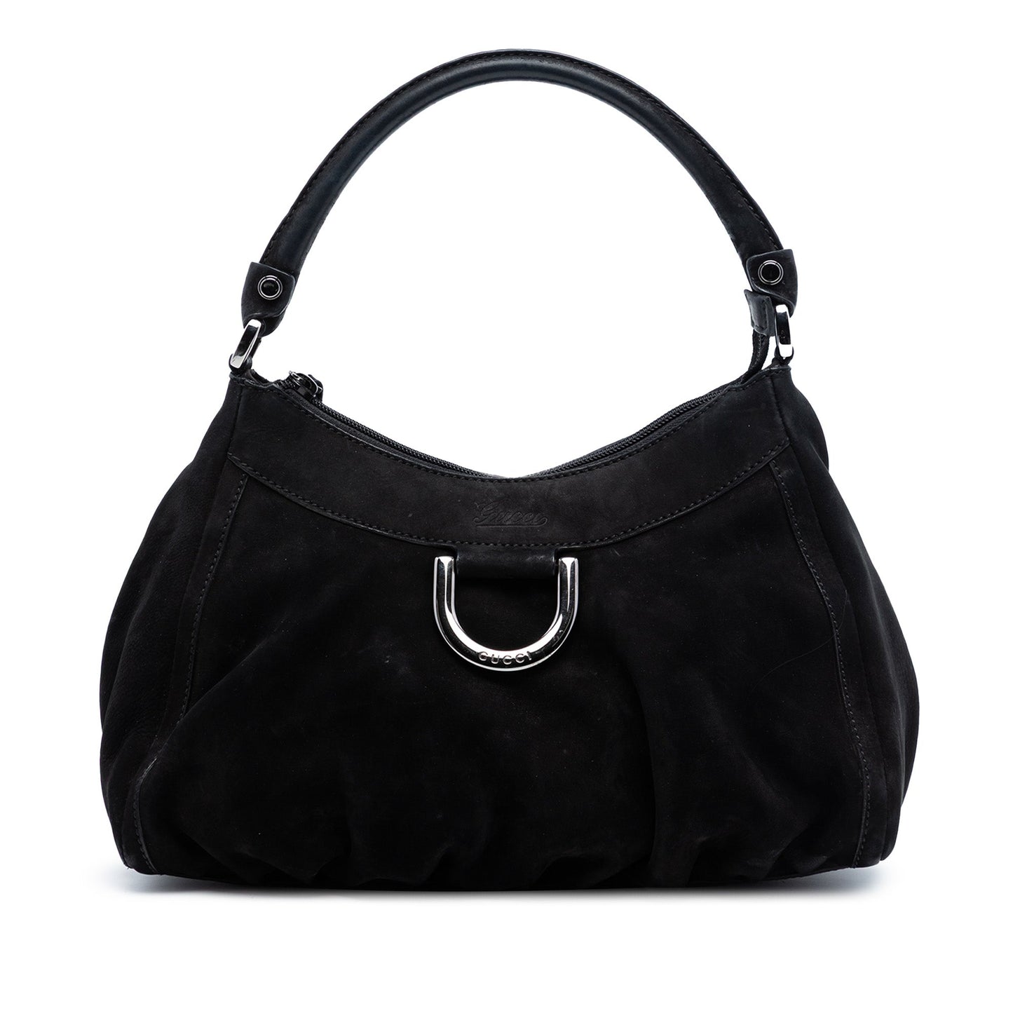 Suede Abbey D Ring Shoulder Bag