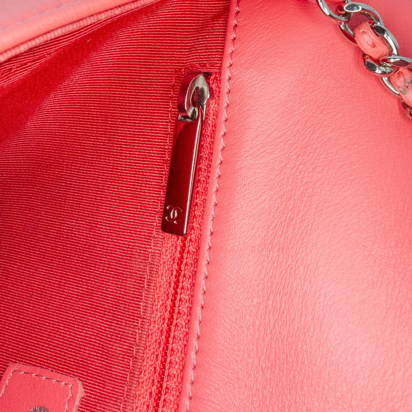 Chanel Crumpled Calfskin Bi Quilted Vintage Full Flap