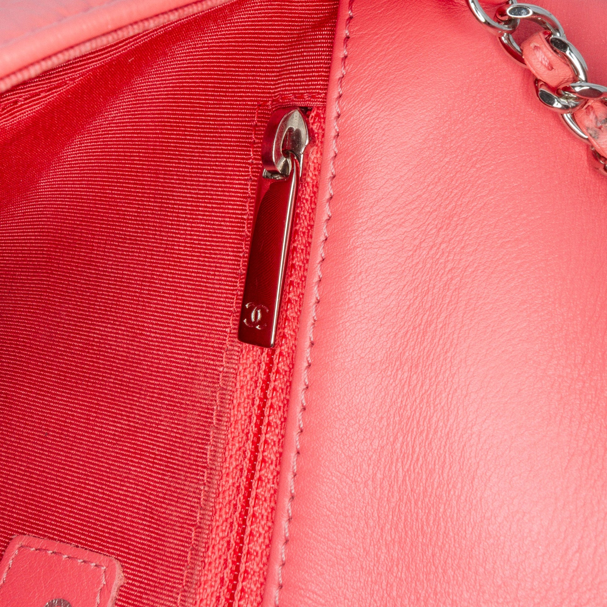 Chanel Crumpled Calfskin Bi Quilted Vintage Full Flap