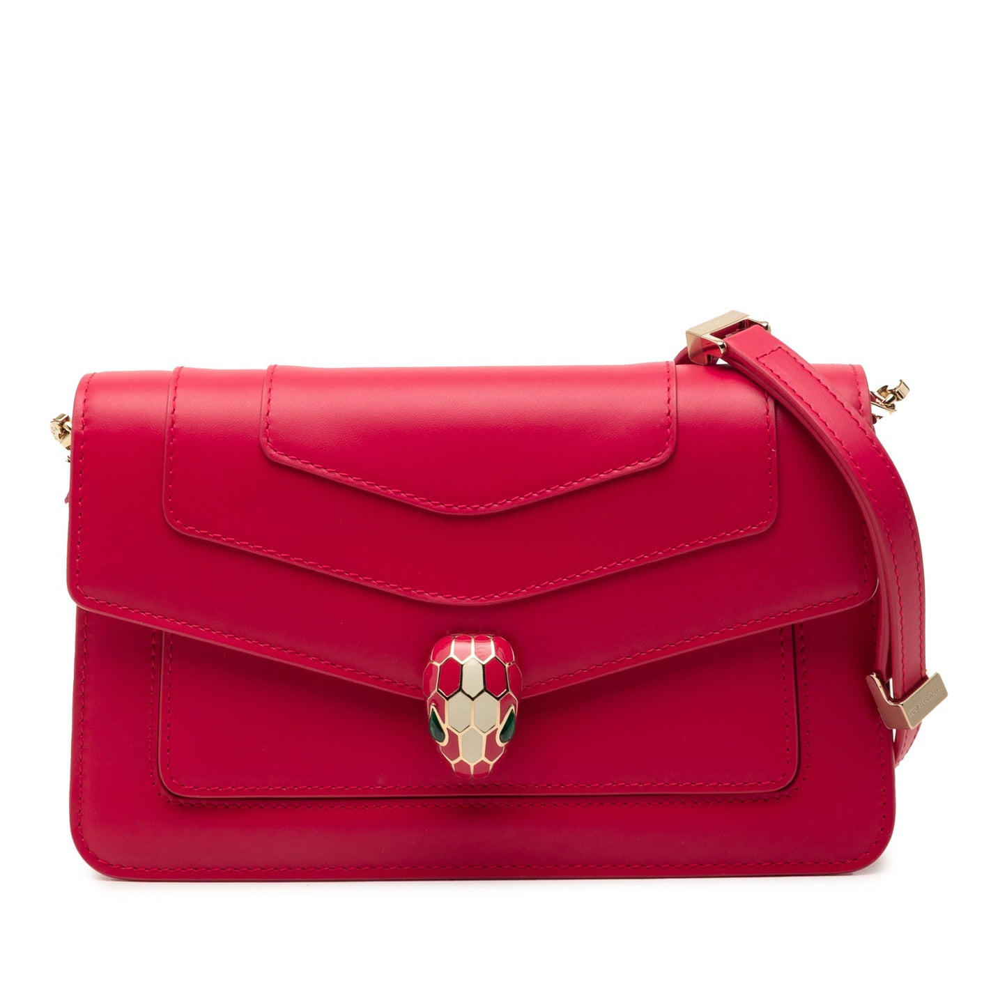 Small Calfskin Serpenti Forever East West Shoulder Bag