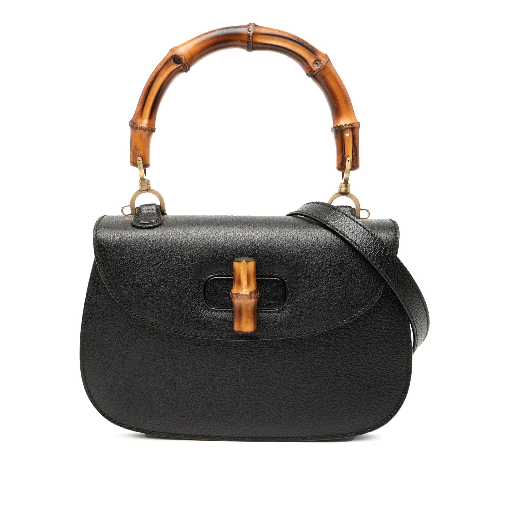 Gucci Grained Calfskin Bamboo Night