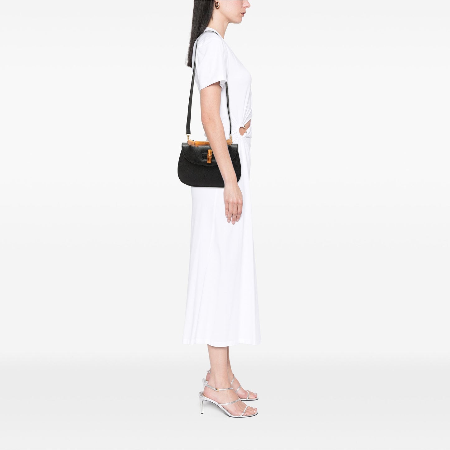 Gucci Grained Calfskin Bamboo Night