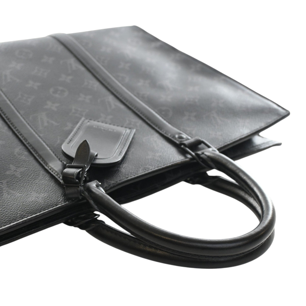 Louis Vuitton Monogram Eclipse Sac Plat Horizontal Zipper