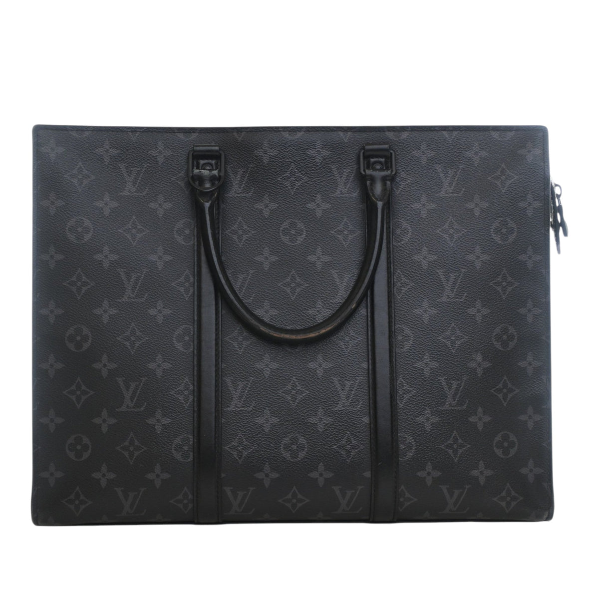 Louis Vuitton Monogram Eclipse Sac Plat Horizontal Zipper