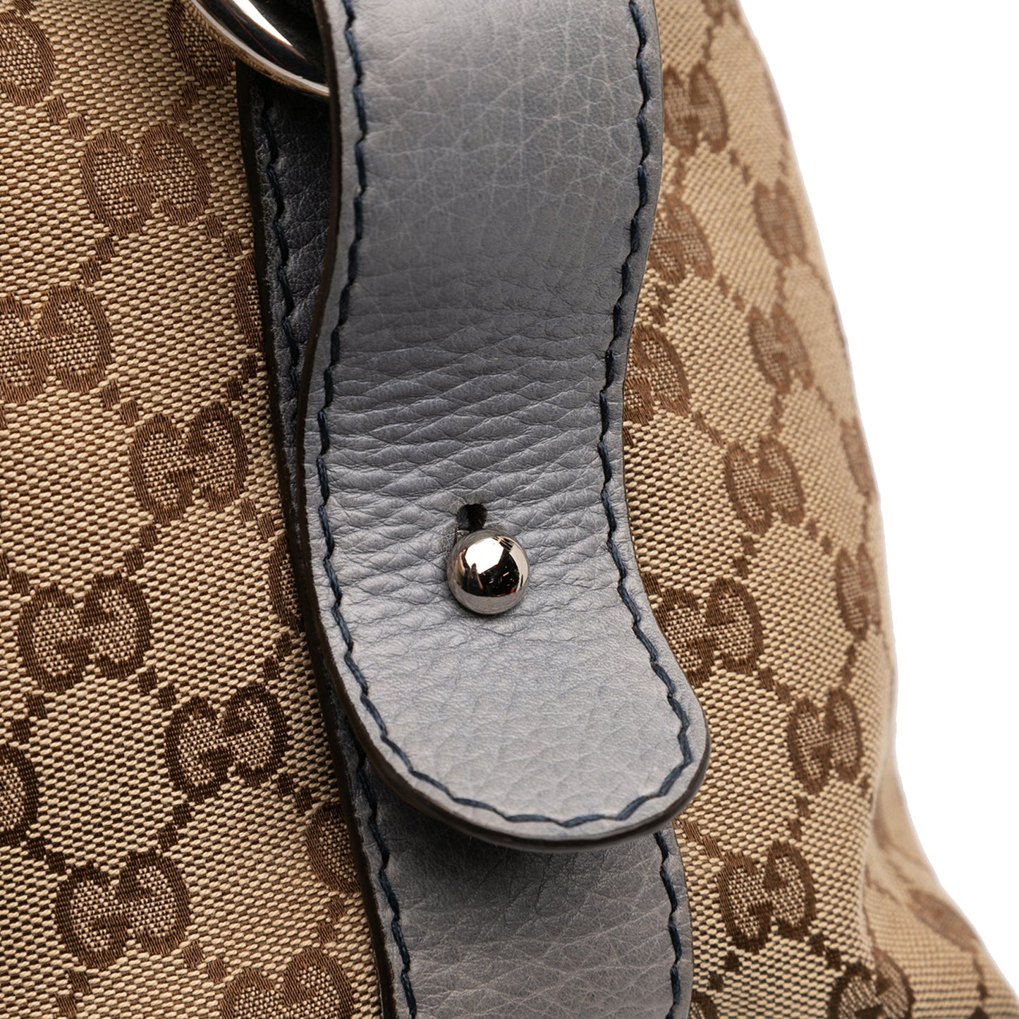 Medium GG Canvas Bamboo Bar Tote