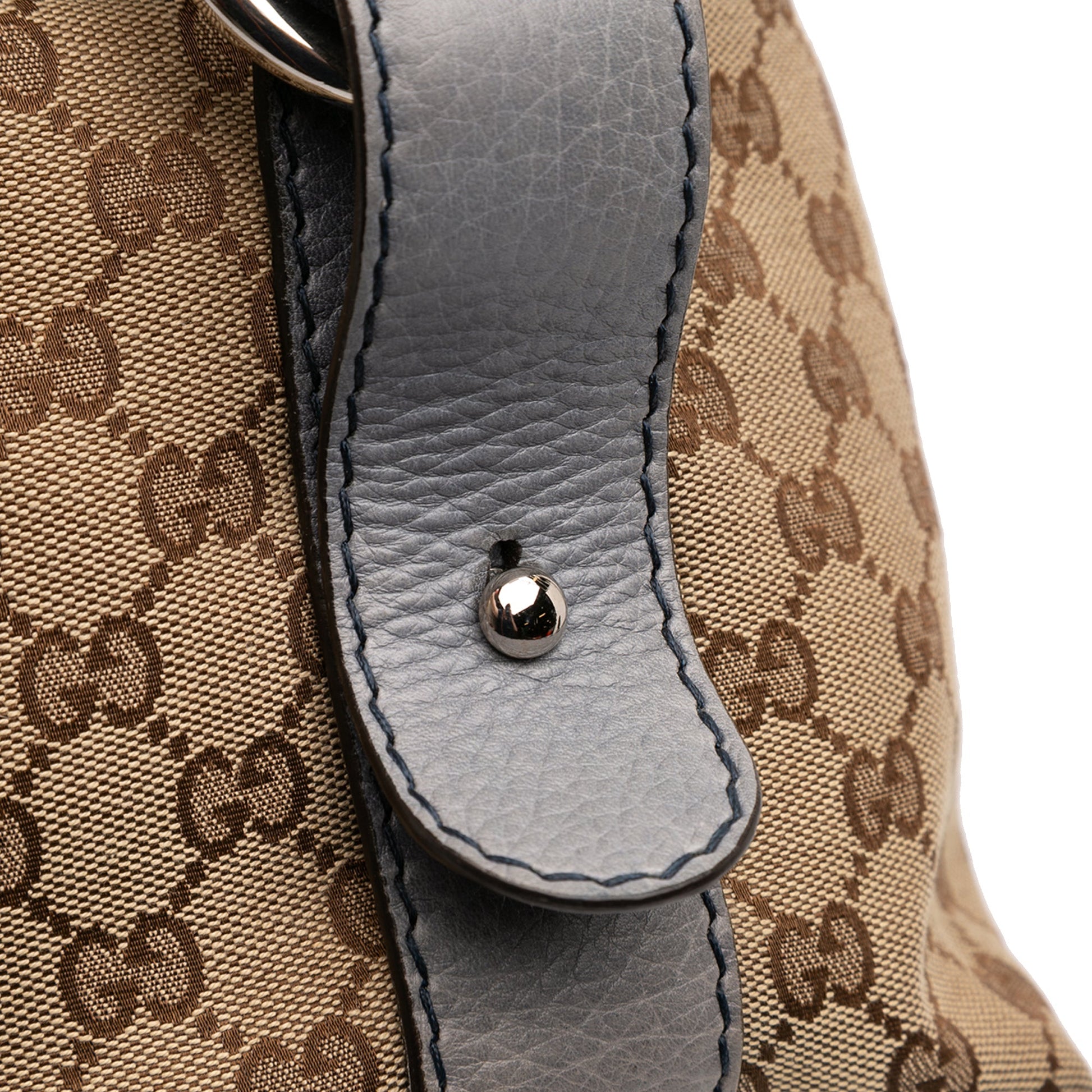 Medium GG Canvas Bamboo Bar Tote