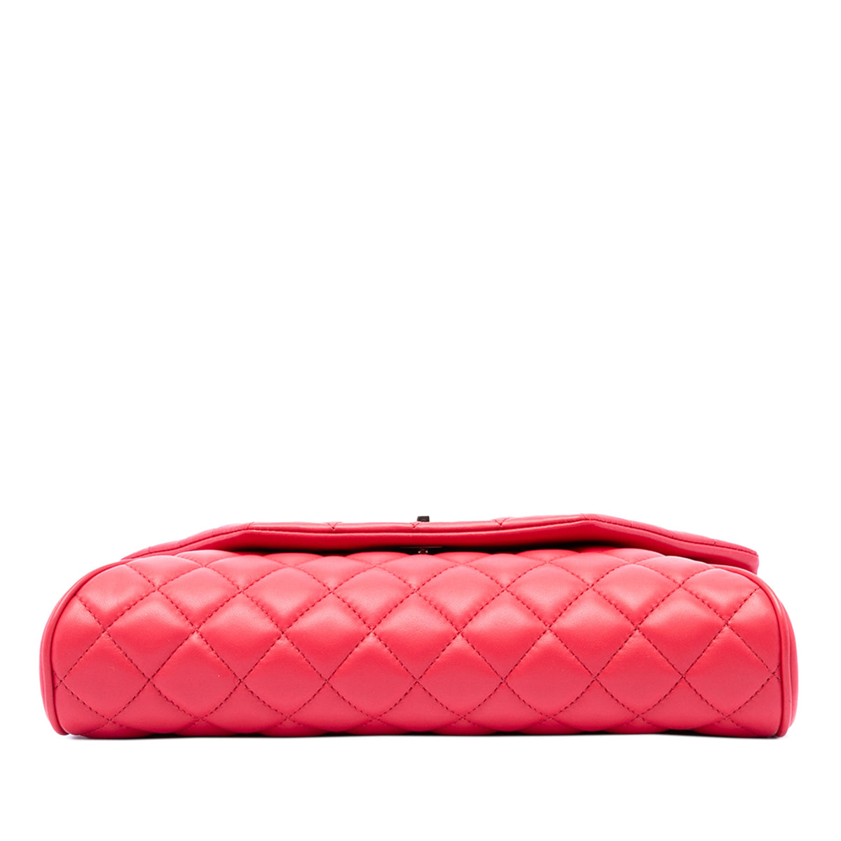 Chanel Quilted Lambskin Fold Up Again Clutch — Pink
