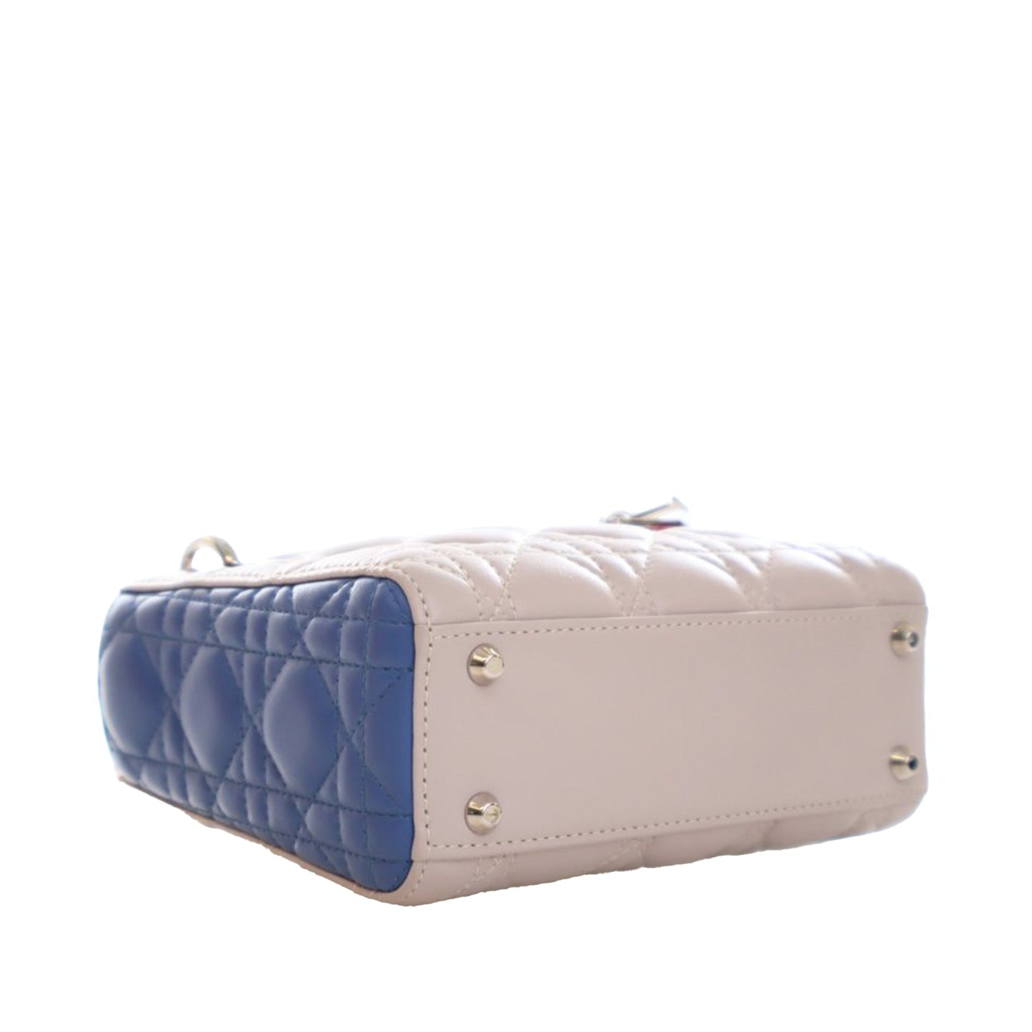 Dior Mini Tricolor Lambskin Cannage Lady Dior