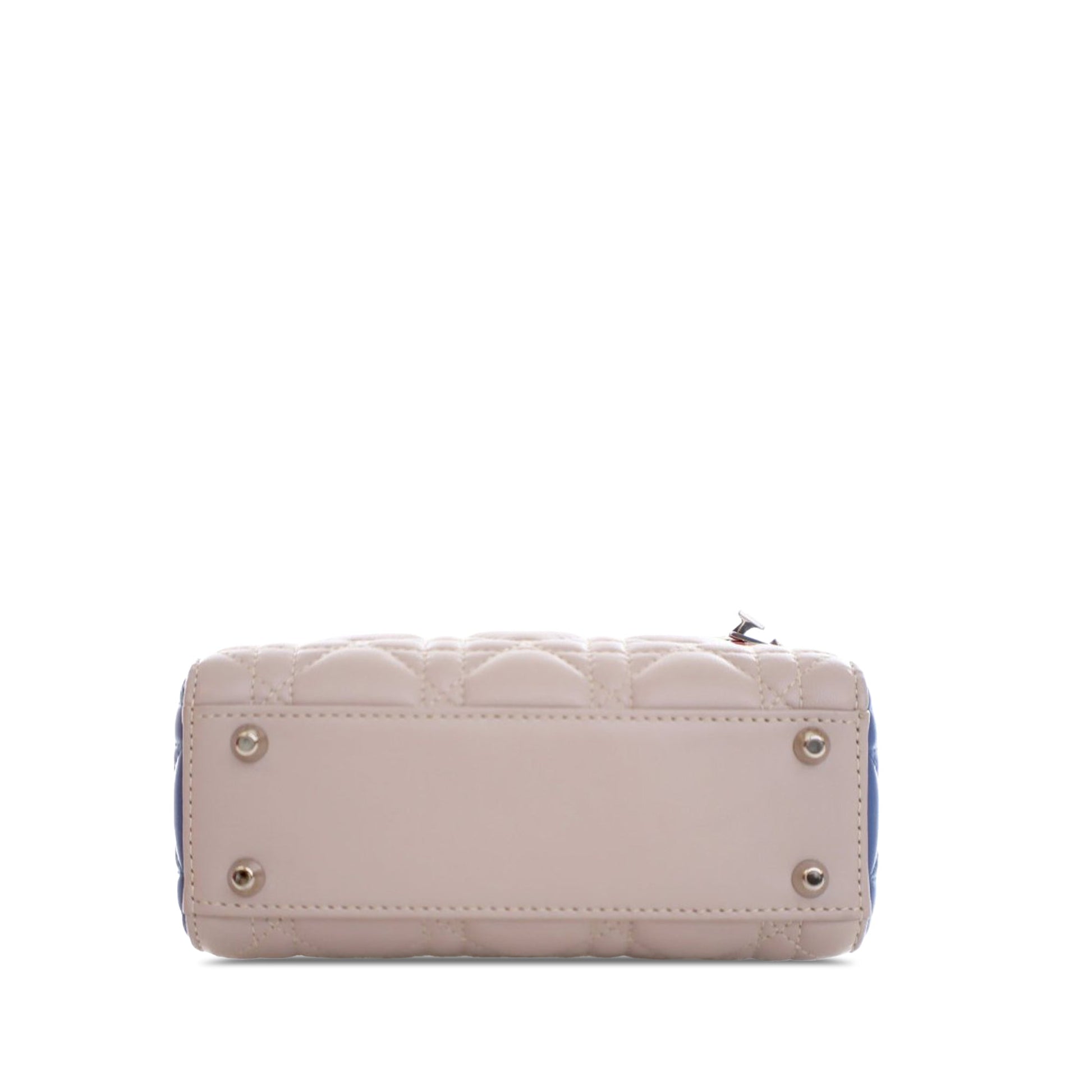 Dior Mini Tricolor Lambskin Cannage Lady Dior