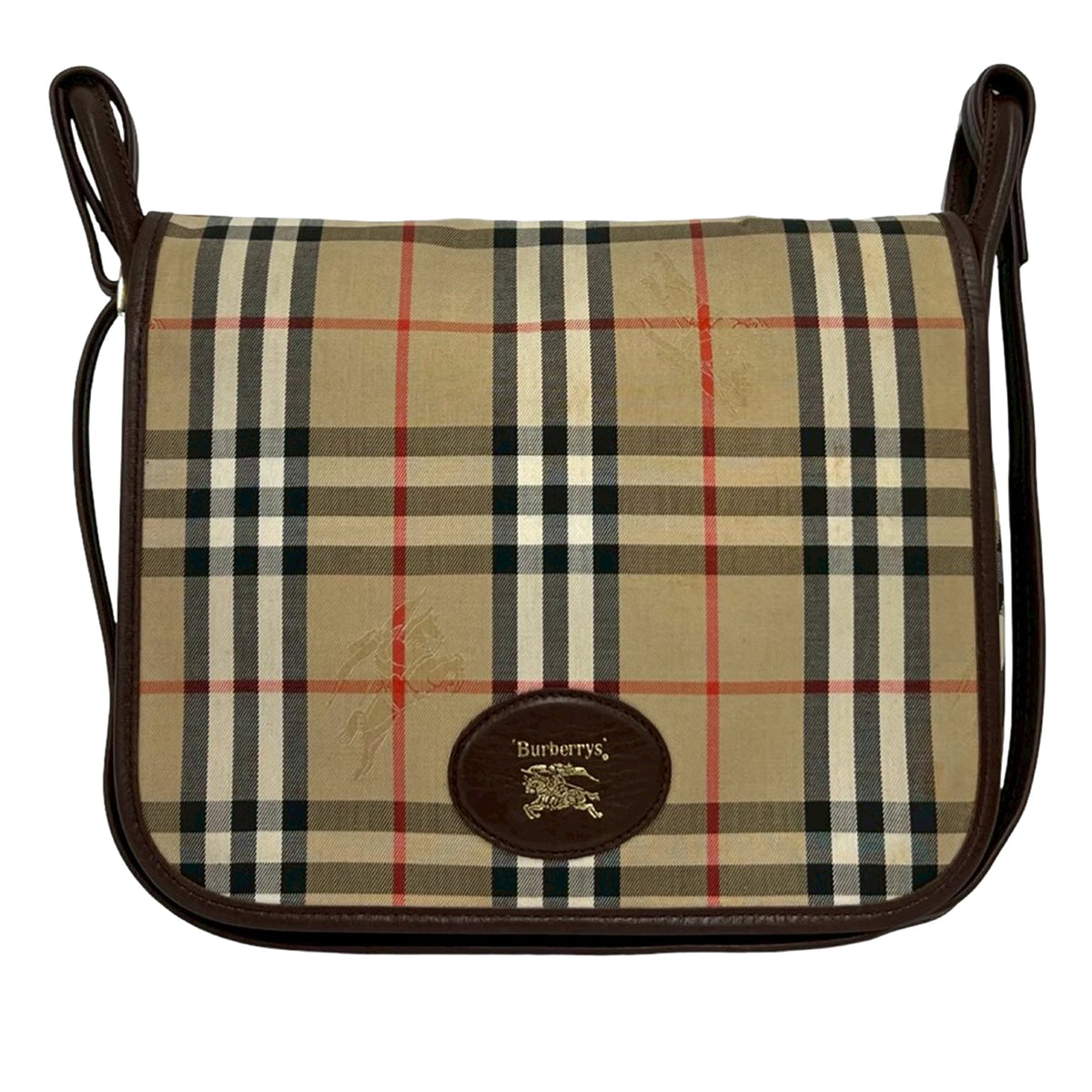 Burberry Haymarket Check Canvas Crossbody