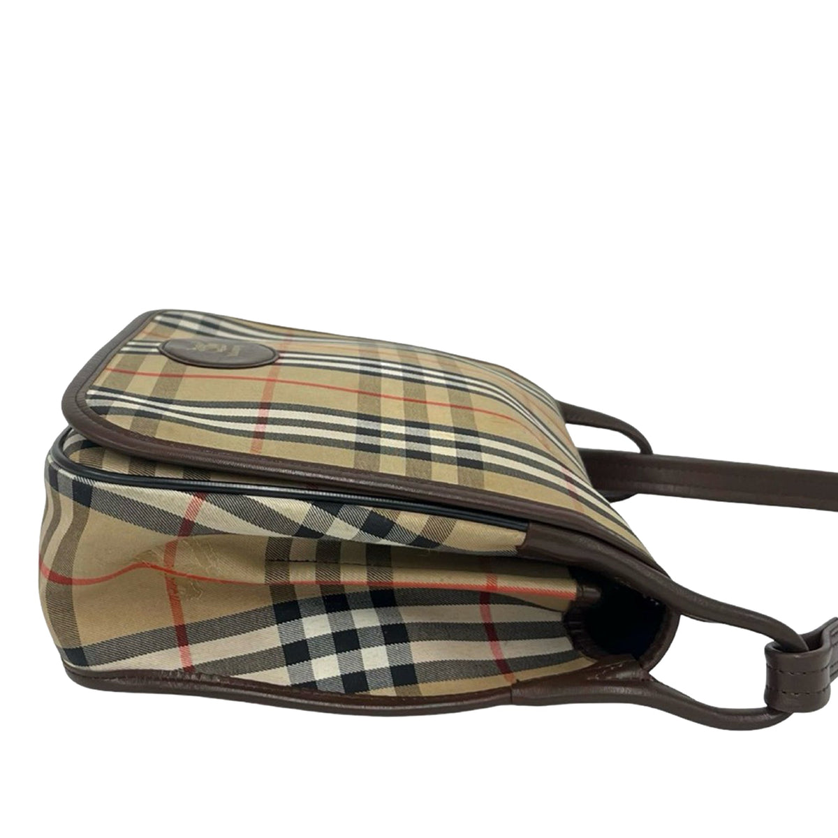 Burberry Haymarket Check Canvas Crossbody