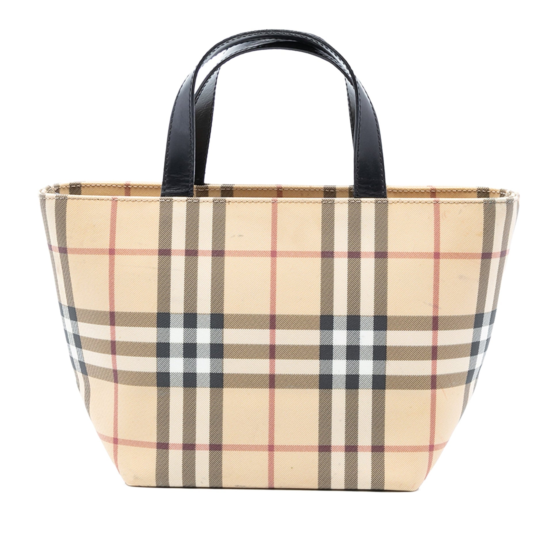 Burberry Mini House Check Canvas Tote