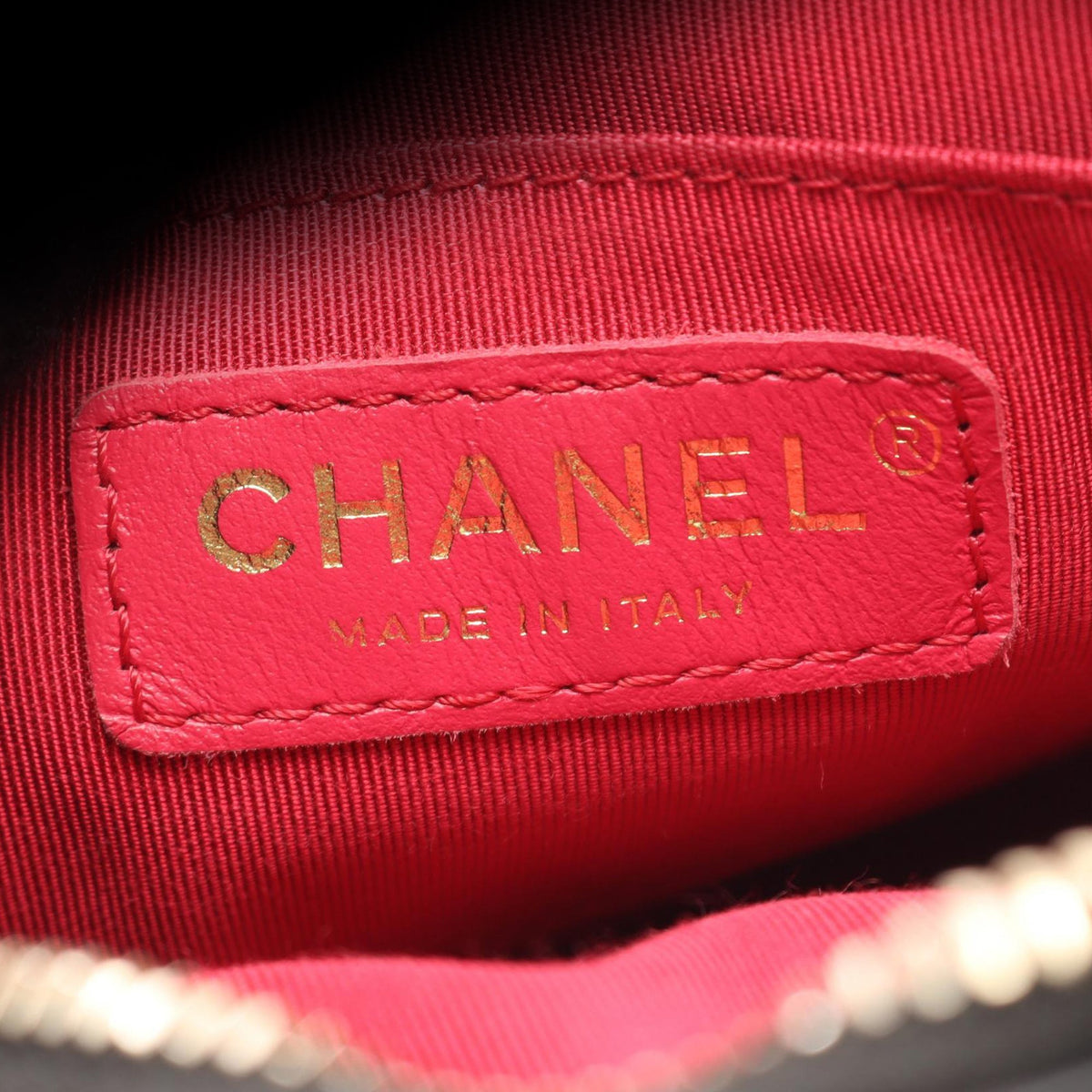 Chanel Quilted Lambskin Round Crossbody