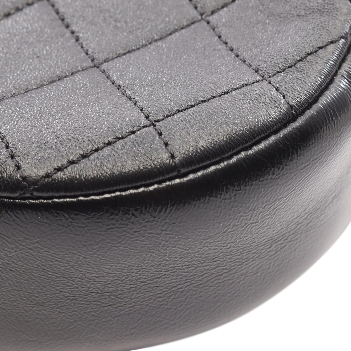 Chanel Quilted Lambskin Round Crossbody