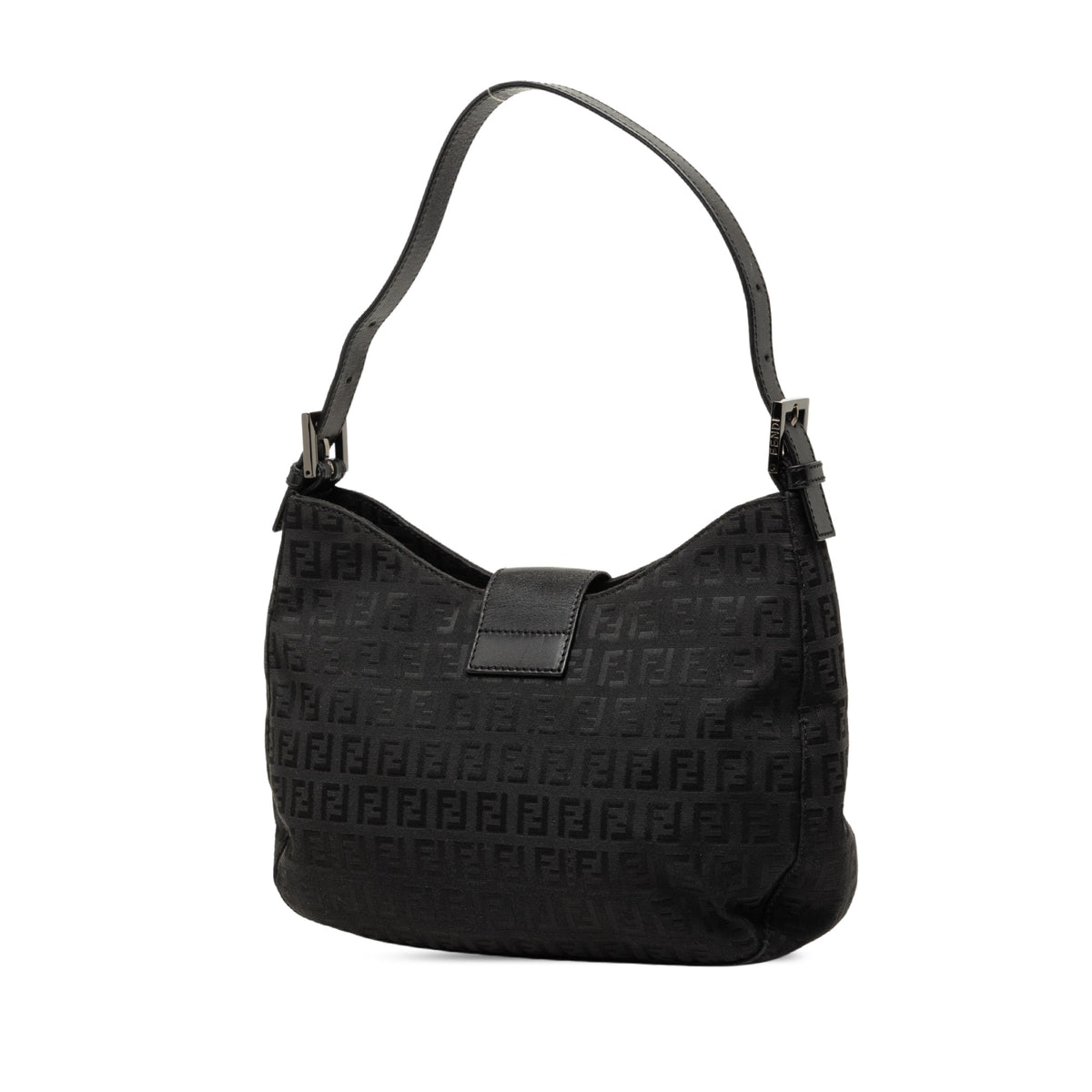 Fendi Zucchino Canvas Shoulder Bag