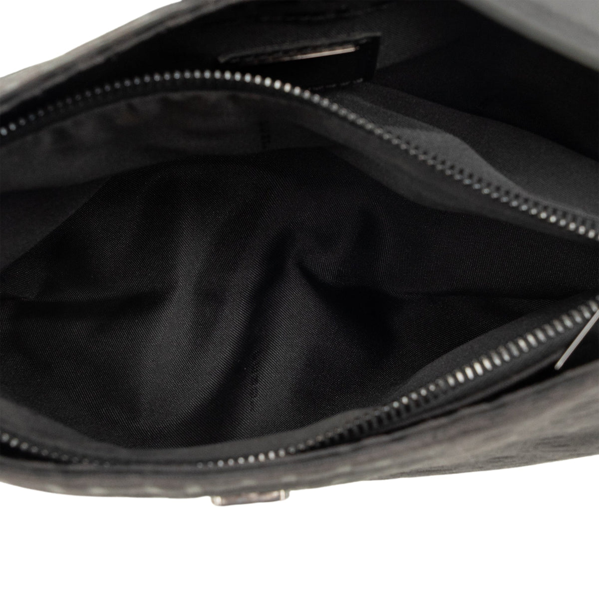 Fendi Zucchino Canvas Shoulder Bag