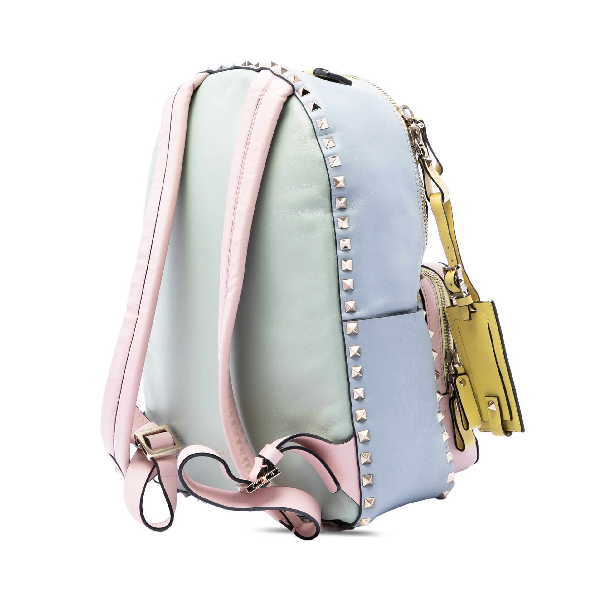 Valentino Medium Calfskin Watercolor Rockstud Backpack