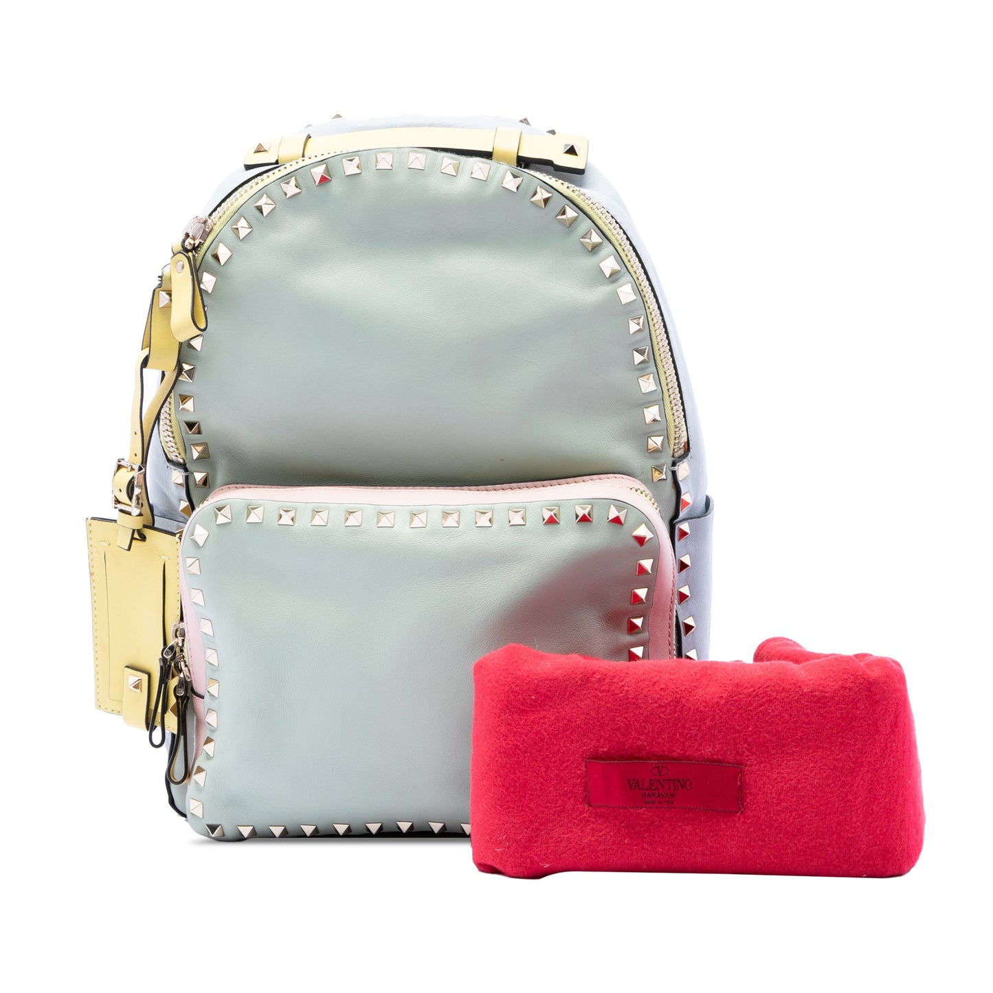 Valentino Medium Calfskin Watercolor Rockstud Backpack