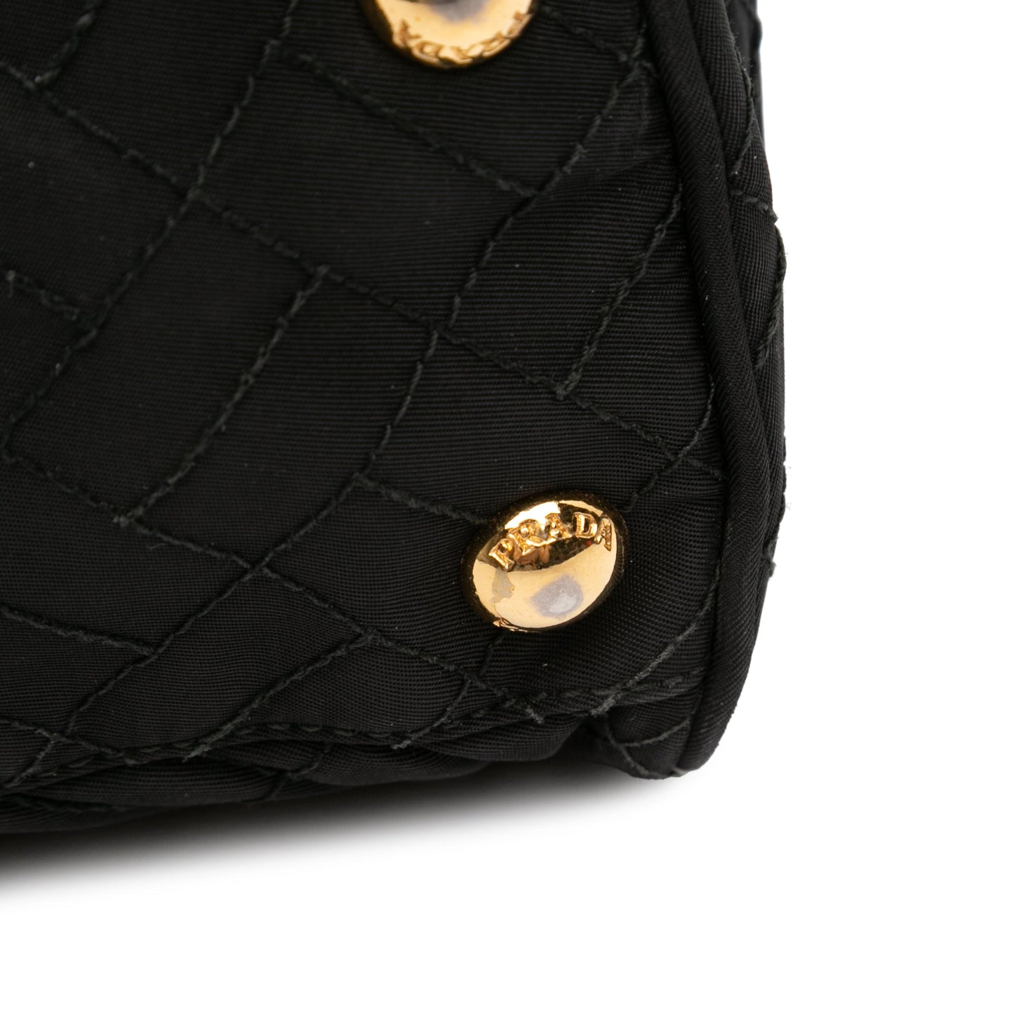 Prada Impuntu Tessuto Chain Flap Shoulder Bag