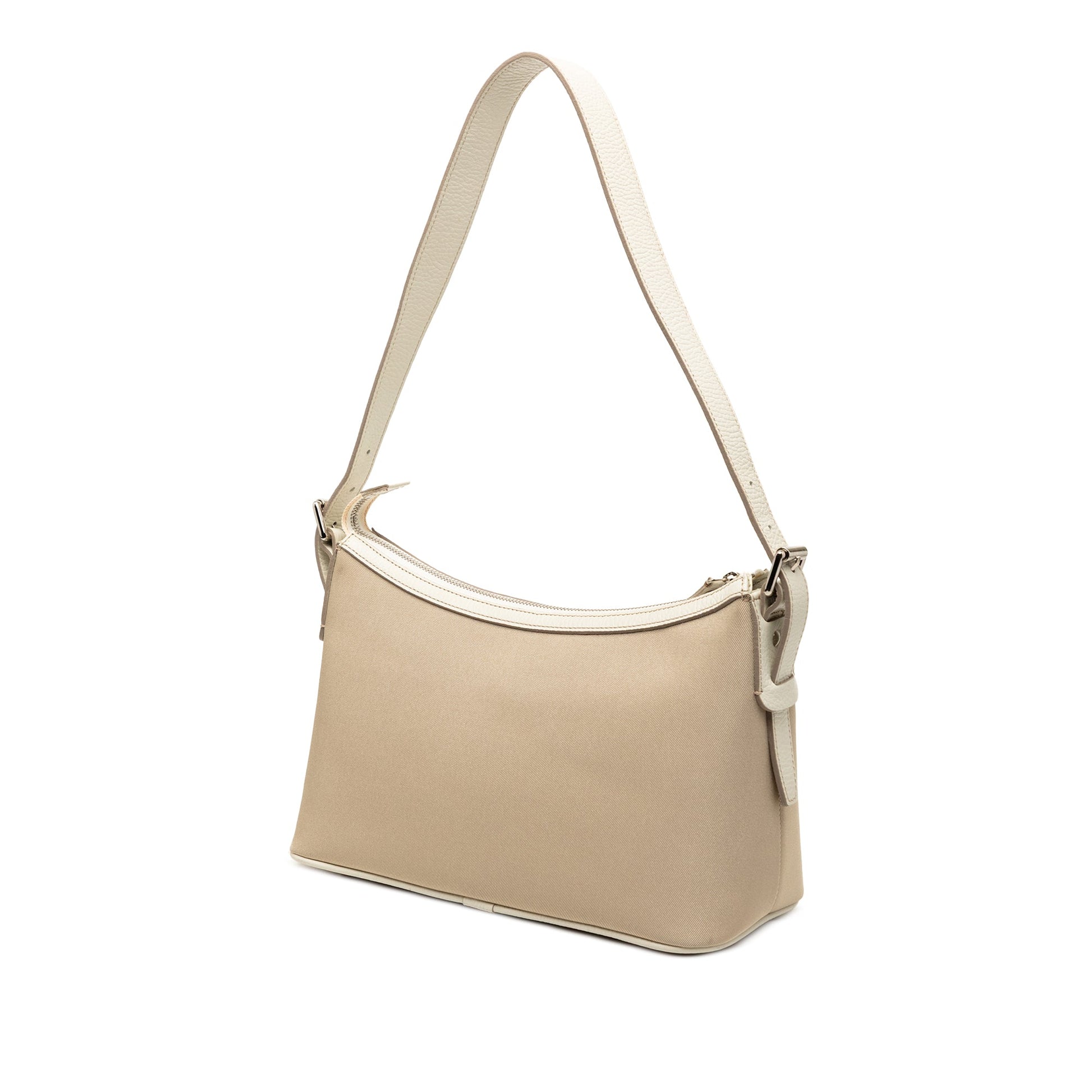 Burberry Nova Check Trimmed Canvas Shoulder Bag