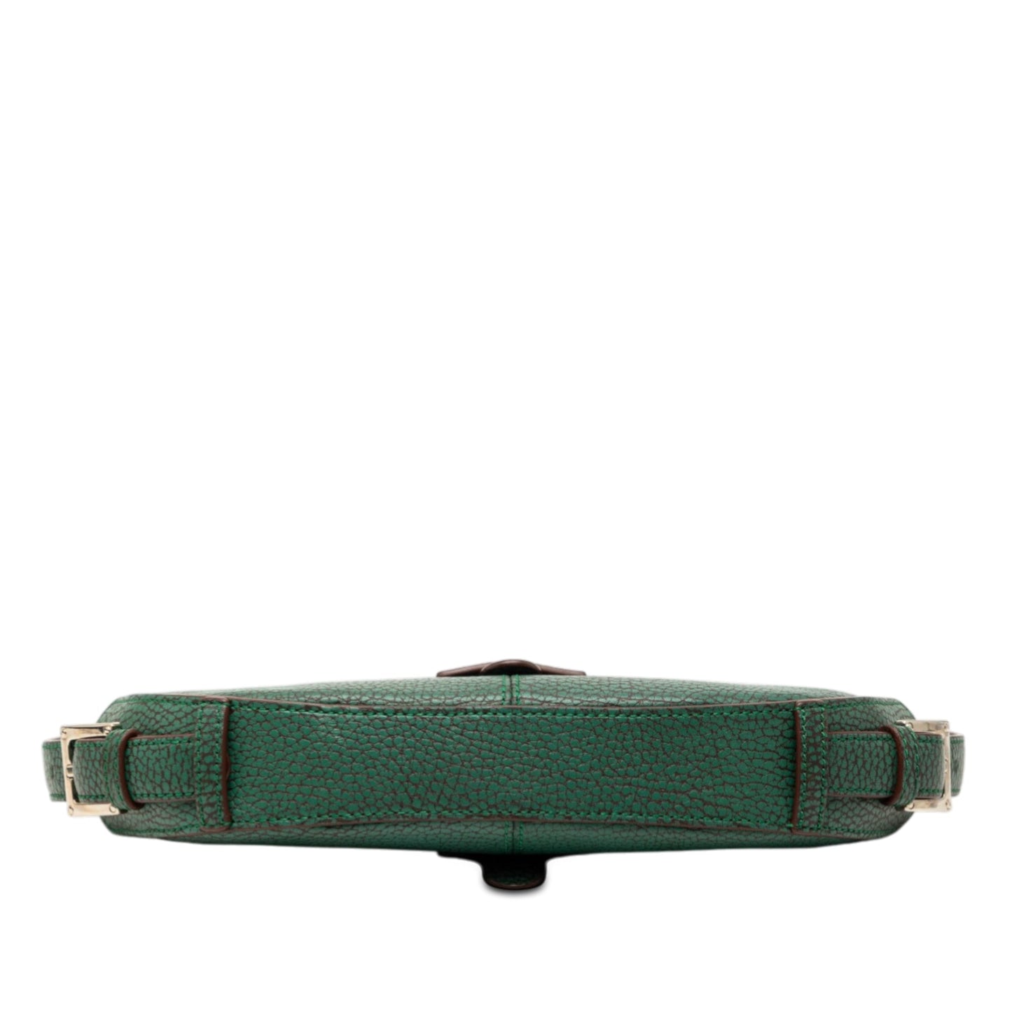 Mini Pebbled Leather Baguette Boat Bag